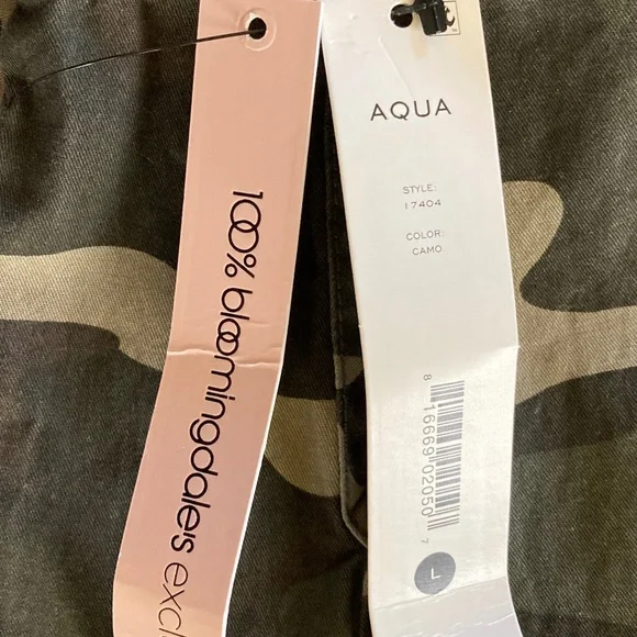 Bloomingdale's AQUA Camouflage Hooded Anorak/Style 17404/Sz L/NEW/REDUCED PRICE! - Picture 5 of 5